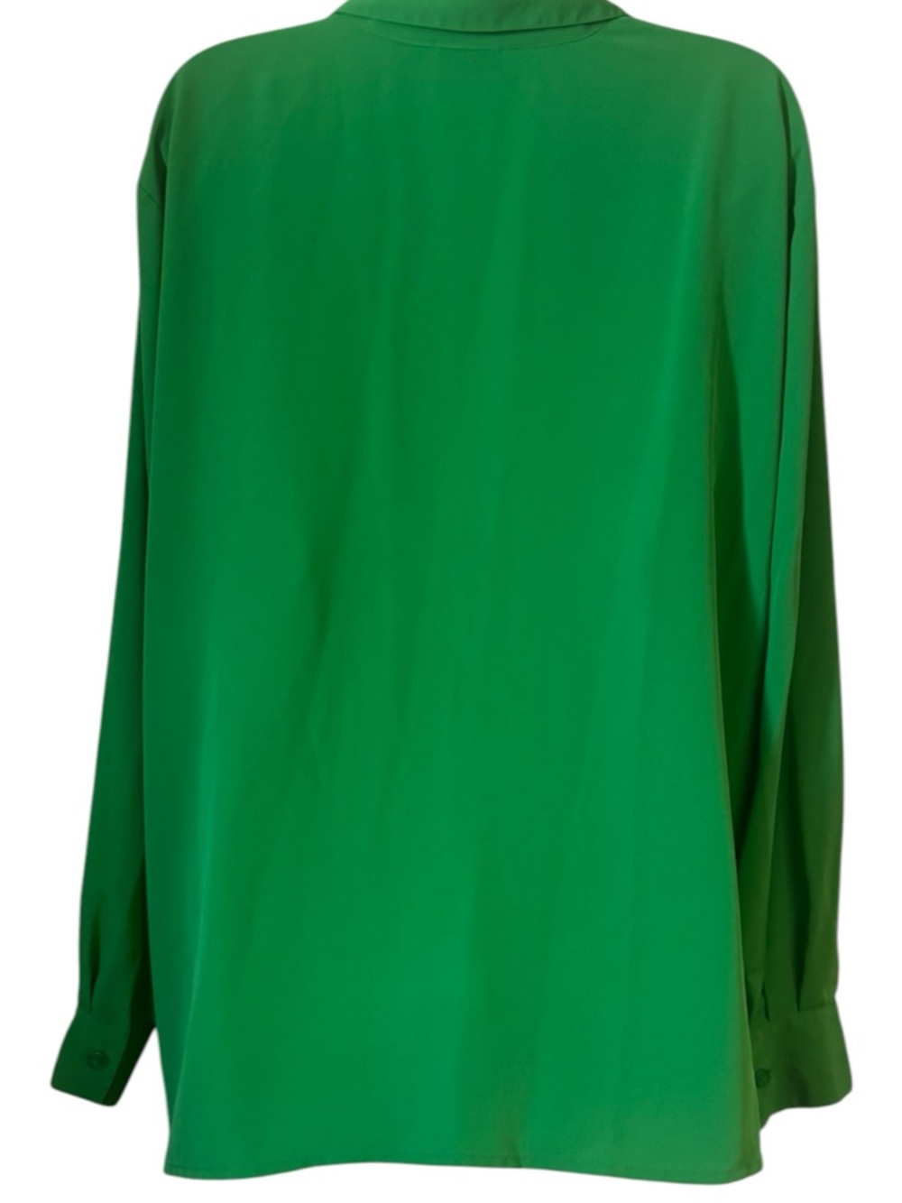 KIM ROGERS SPRING GREEN Button Front Blouse PLUS: 3X #12 - Picture 6 of 7